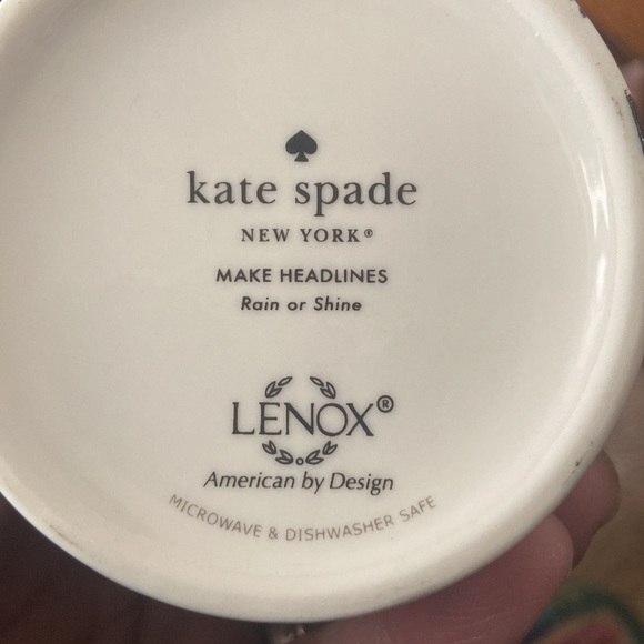Beautiful Kate Spade Mug Cup by Lenox Make Headlines Rain or Shine - Picture 7 of 7
